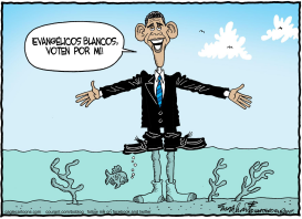 OBAMA Y LOS EVANGELICOS by Bob Englehart