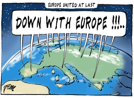 EUROPE UNITED AT LAST by Tom Janssen