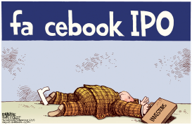 FARCEBOOK IPO by Rick McKee