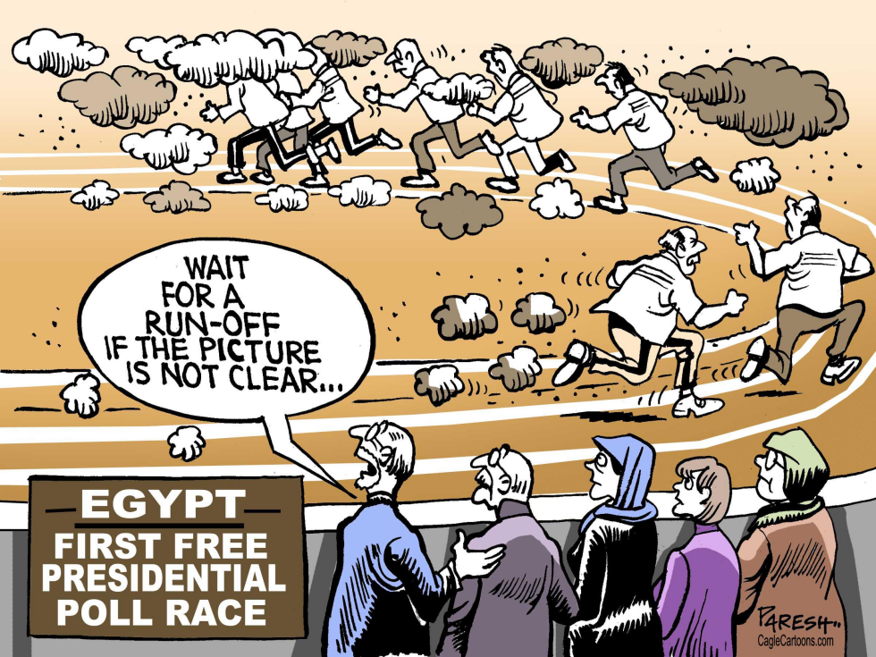  POLL RACE IN EGYPT by Paresh Nath