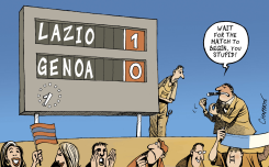 MATCH-FIXING SCANDAL SHAKES ITALIAN SOCCER by Patrick Chappatte