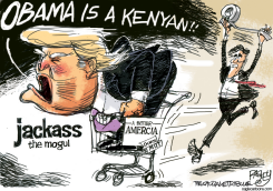 TRUMPS PIE HOLE by Pat Bagley