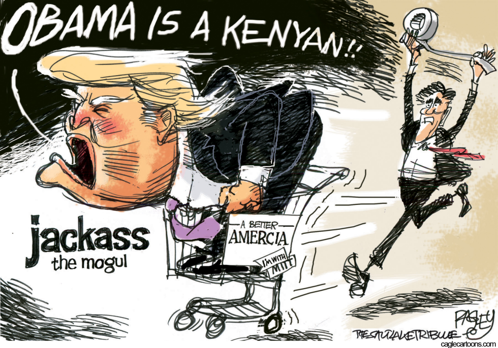  TRUMPS PIE HOLE by Pat Bagley