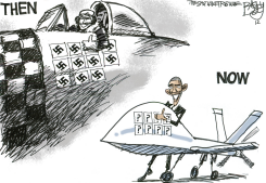 DRONES OF WAR by Pat Bagley