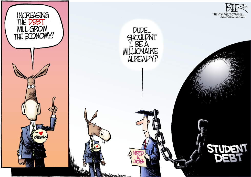  DEBT MATTERS by Nate Beeler