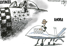 DRONES DE GUERRA by Pat Bagley