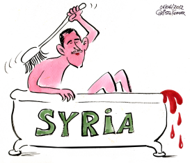 BASHAR AL-ASSAD'S BLOODBATH by Christo Komarnitski