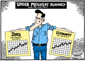 PRESIDENT MITT ROMNEY by Bob Englehart