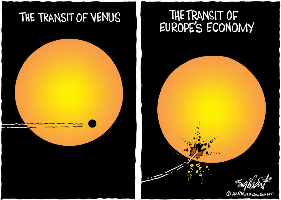  THE TRANSIT OF VENUS by Bob Englehart