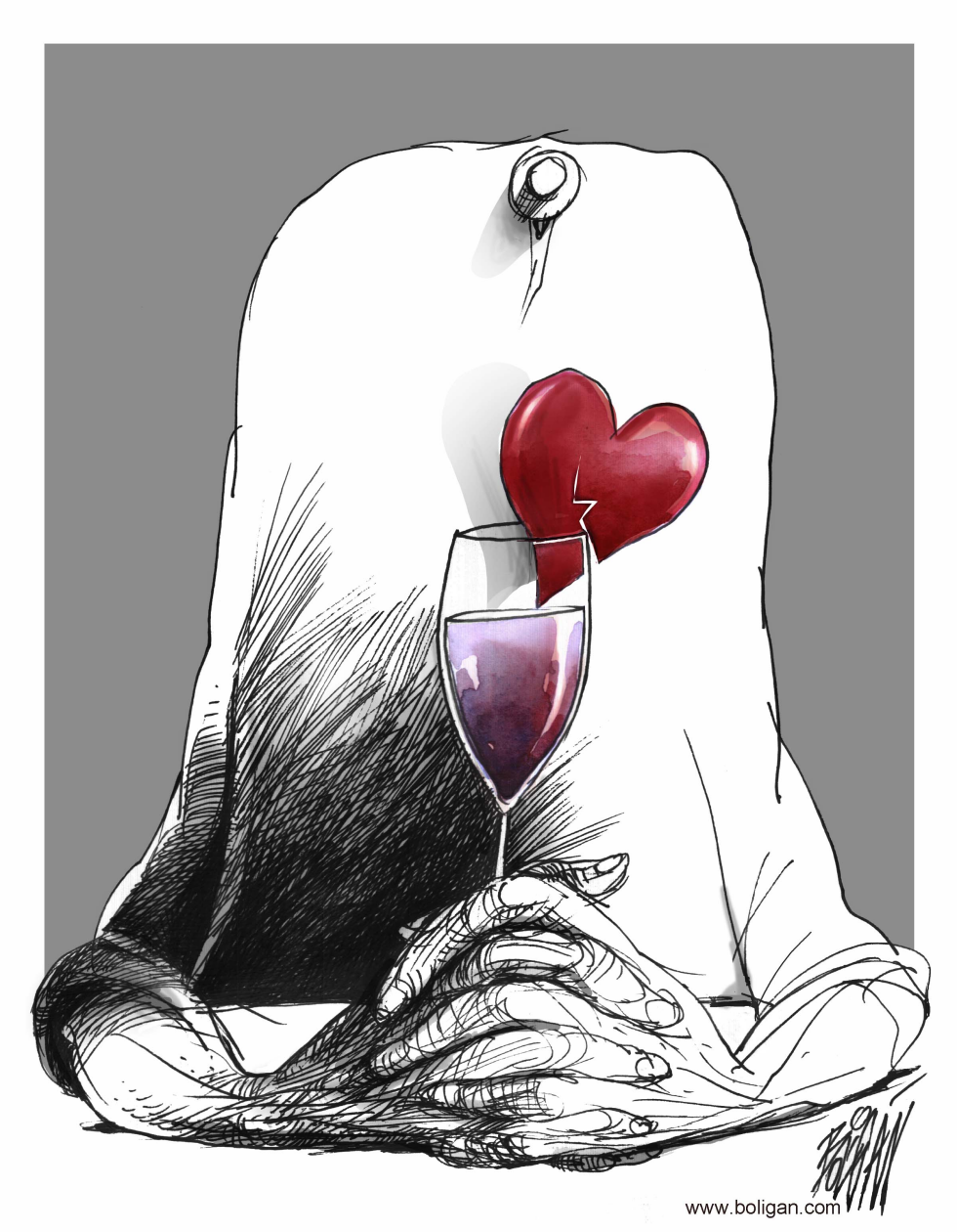  AMOR Y ALCOHOL  by Angel Boligan