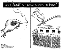 DECRIMINALIZE MARIJUANA by Adam Zyglis