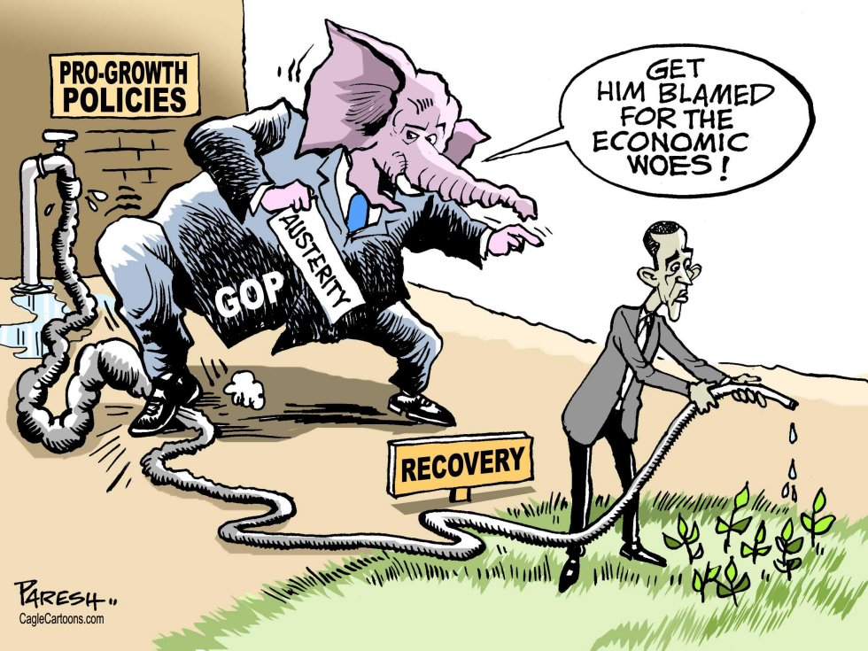  GOP BLAMES OBAMA by Paresh Nath