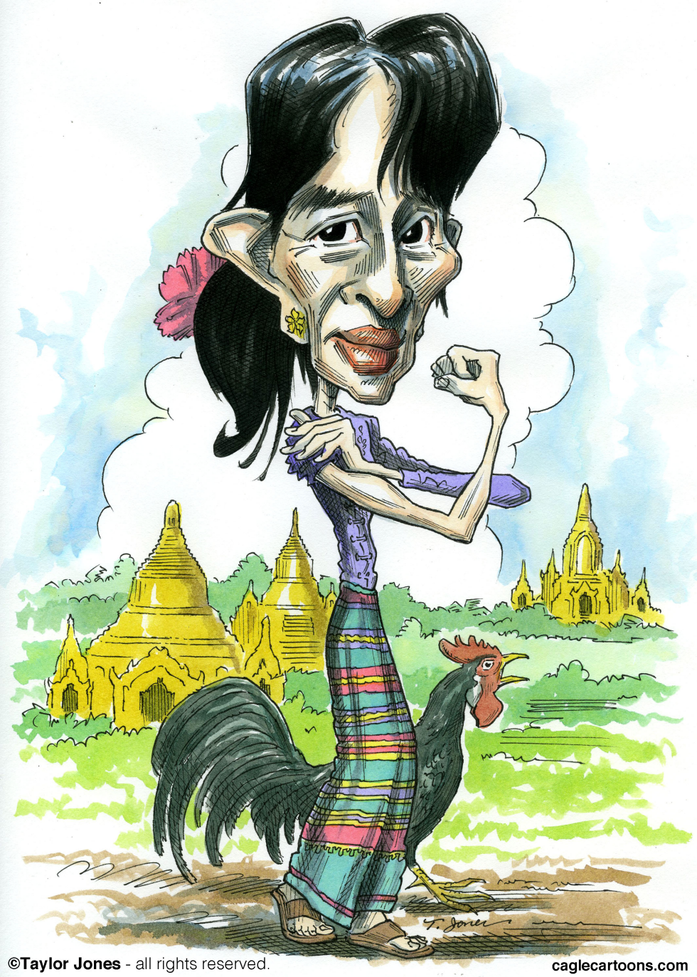  AUNG SAN SUU KYI by Taylor Jones