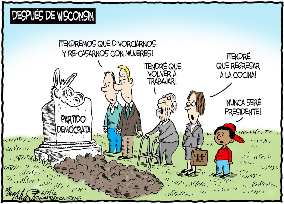  DESPUES DE WISCONSIN by Bob Englehart