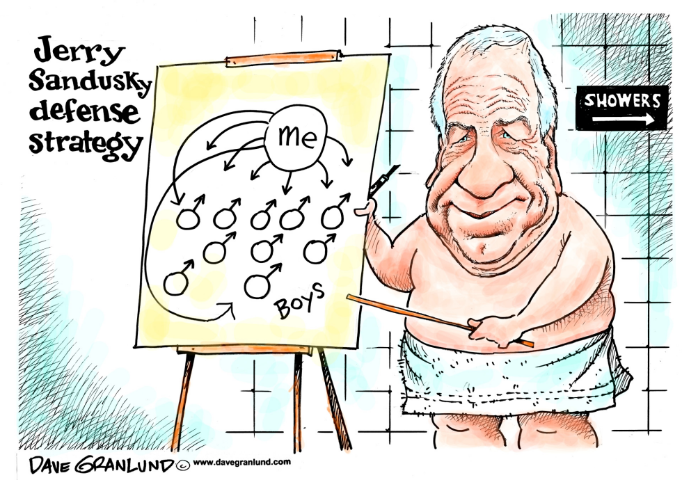  JERRY SANDUSKY TRIAL by Dave Granlund