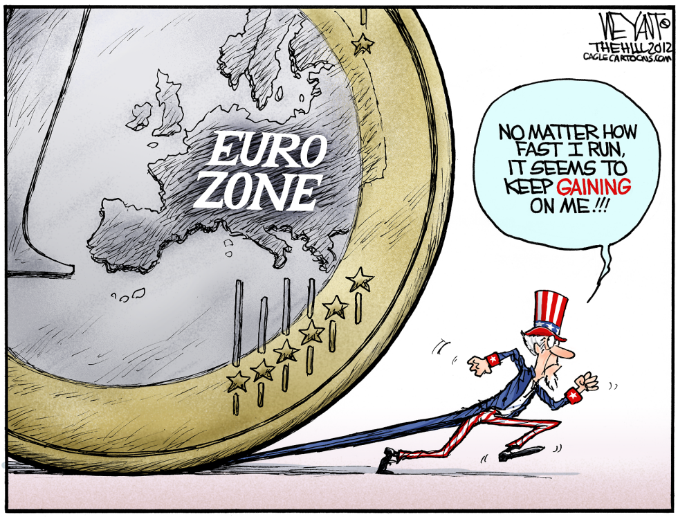  EURO ZONE CRUSH by Christopher Weyant