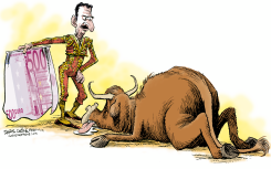 THE SPANISH ECONOMY AND THE EURO by Daryl Cagle