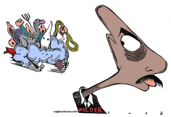 ERIC HOLDER LYNCH MOB by Randall Enos