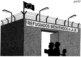 REFUGIADOS EN LA UE by Rainer Hachfeld