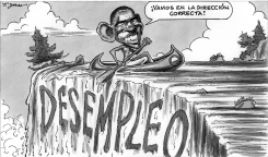 OBAMA AL PRECIPICIO by Taylor Jones