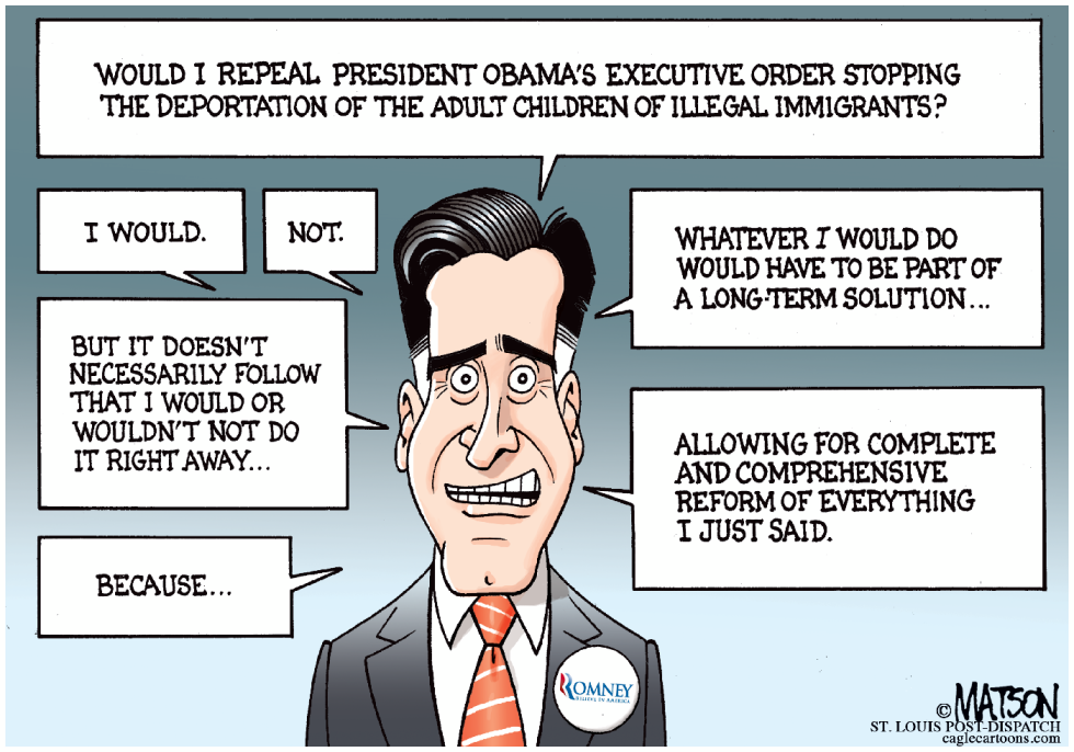  MITT ROMNEY'S LONG-TERM SOLUTION FOR IMMIGRATION REFORM POLITICS by RJ Matson