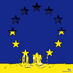 EU OOZES OUT by Hajo de Reijger