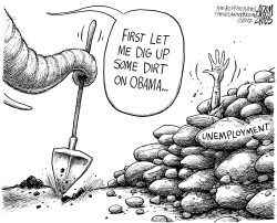 GOP DIGGIN DIRT by Adam Zyglis