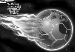 POLITICAL FOOTBALL  SOCCER by Bill Day