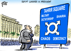 EGYPT CHOOSES A PRESIDENT by Tom Janssen