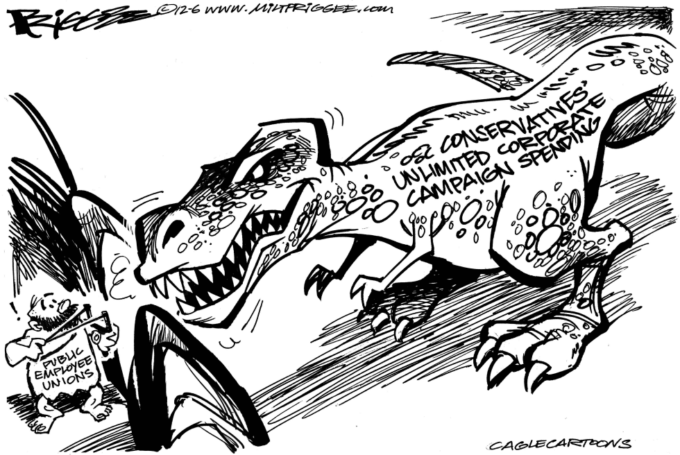  CAMPAIGN SPENDING by Milt Priggee