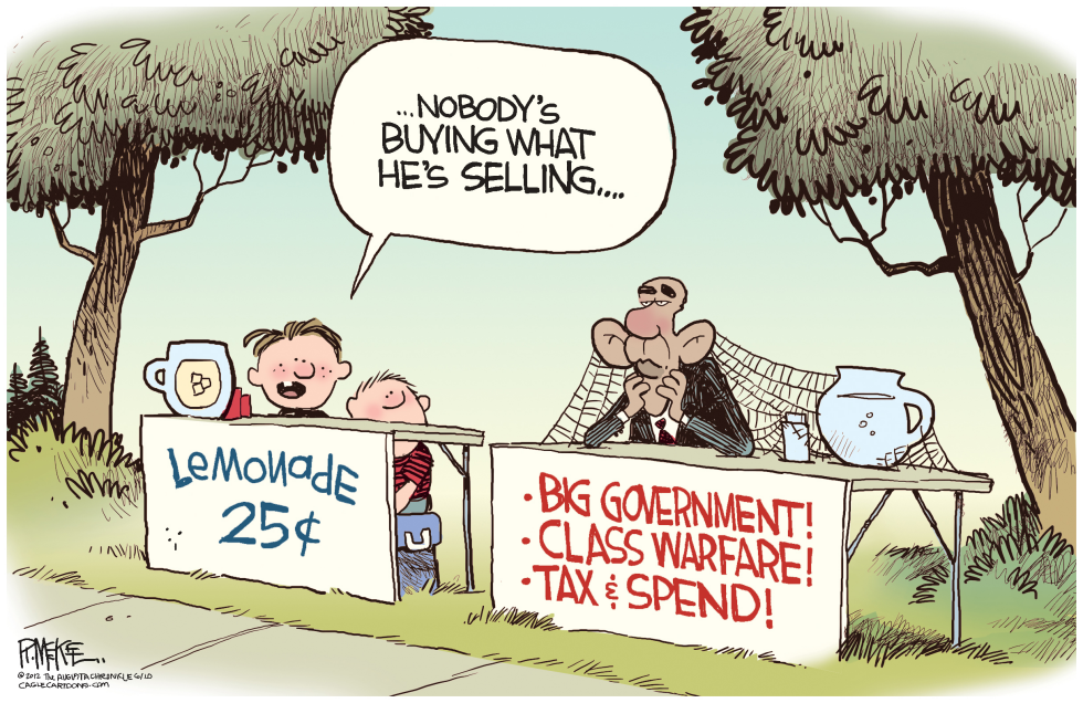  NOT BUYING IT by Rick McKee