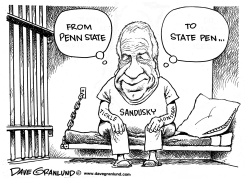 SANDUSKY GUILTY by Dave Granlund