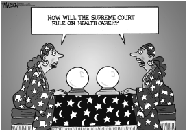 IMPOSSIBLE TO PREDICT THE SUPREME COURT HEALTH CARE RULING by RJ Matson