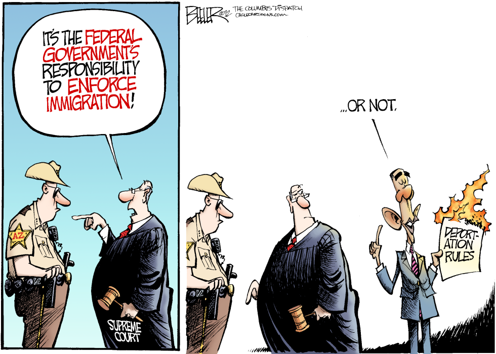  ARIZONA AND OBAMA by Nate Beeler