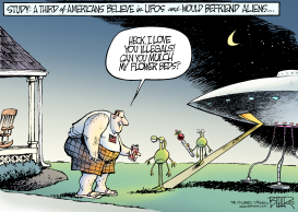 ALIEN ENCOUNTERS by Nate Beeler