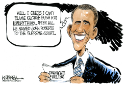 OBAMACARE ROBERTS by Jeff Koterba