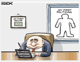 BILLIONAIRE SUPERPAC CHECKBOOK by Steve Sack