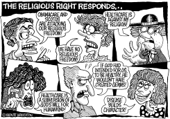 THE RELIGIOUS RIGHT AND OBAMACARE by Wolverton