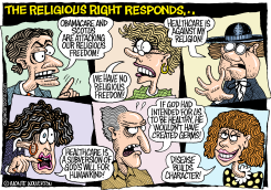 RELIGIOUS RIGHT AND OBAMACARE by Wolverton