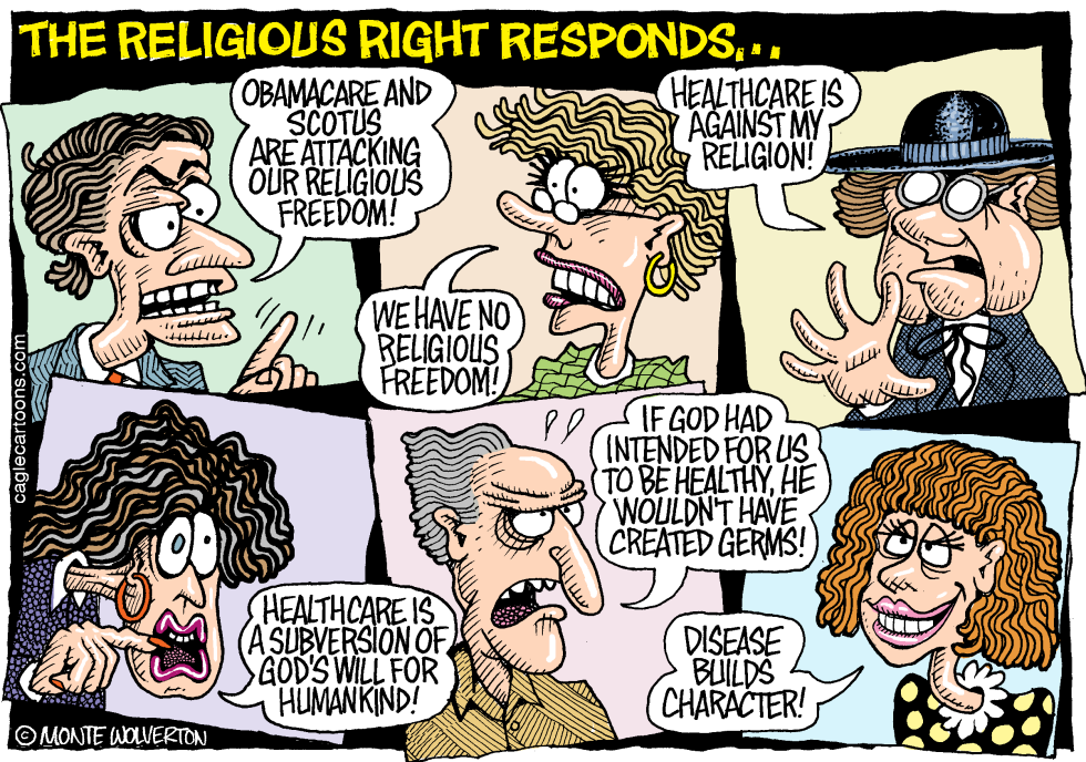  RELIGIOUS RIGHT AND OBAMACARE by Wolverton