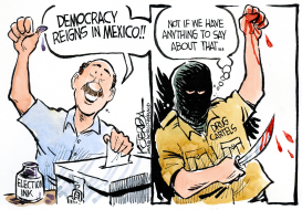 DEMOCRACY IN MEXICO by Jeff Koterba