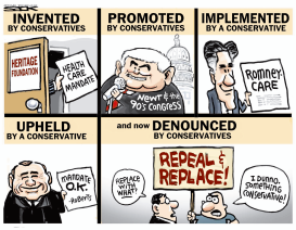 HEALTH CARE MANDATE by Steve Sack