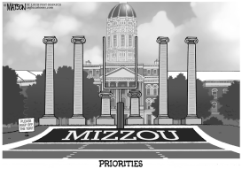 LOCAL MO-FOOTBALL PRIORITIES AT UNIVERSITY OF MISSOURI by RJ Matson