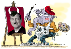 VISION GOP DEL JUEZ PRESIDENTE ROBERTS by Daryl Cagle