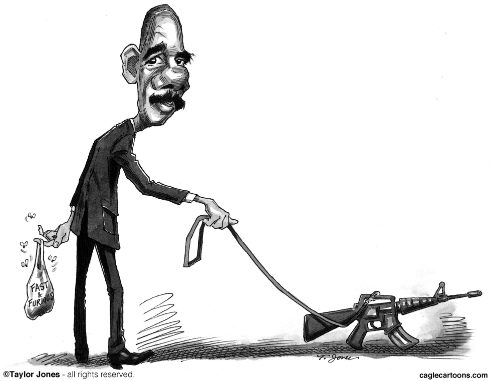  ERIC HOLDER WALKS THE DOG by Taylor Jones