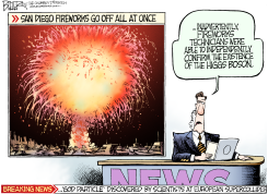 HIGGS BOSON by Nate Beeler