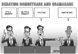 DEBATING ROMNEYCARE AND OBAMACARE by RJ Matson