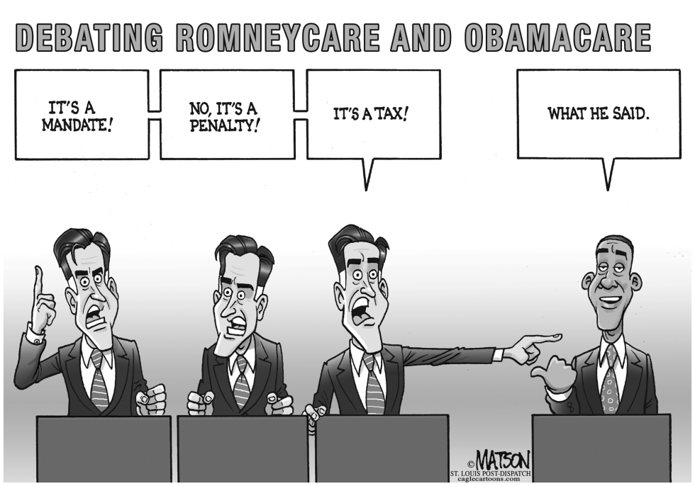  DEBATING ROMNEYCARE AND OBAMACARE by RJ Matson