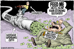 DEFENSE SPENDING CUTS by Wolverton