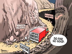 LIBYA ELECTION by Paresh Nath